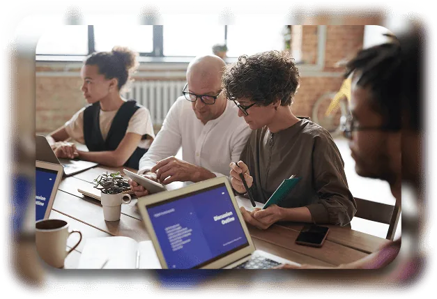NeoIntellect Group employees working together
